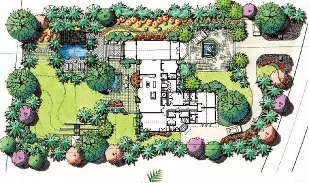 最全的园林庭院景观设计(内附100张平面效果图)